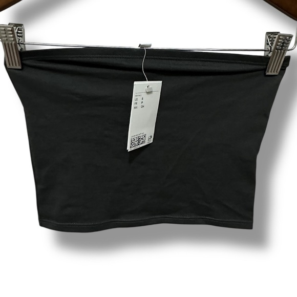 Bundle Set | NWT H&M Bandeau & DIRASS Activewear Crop Top Hoodie (size XS/S) - Picture 2 of 12